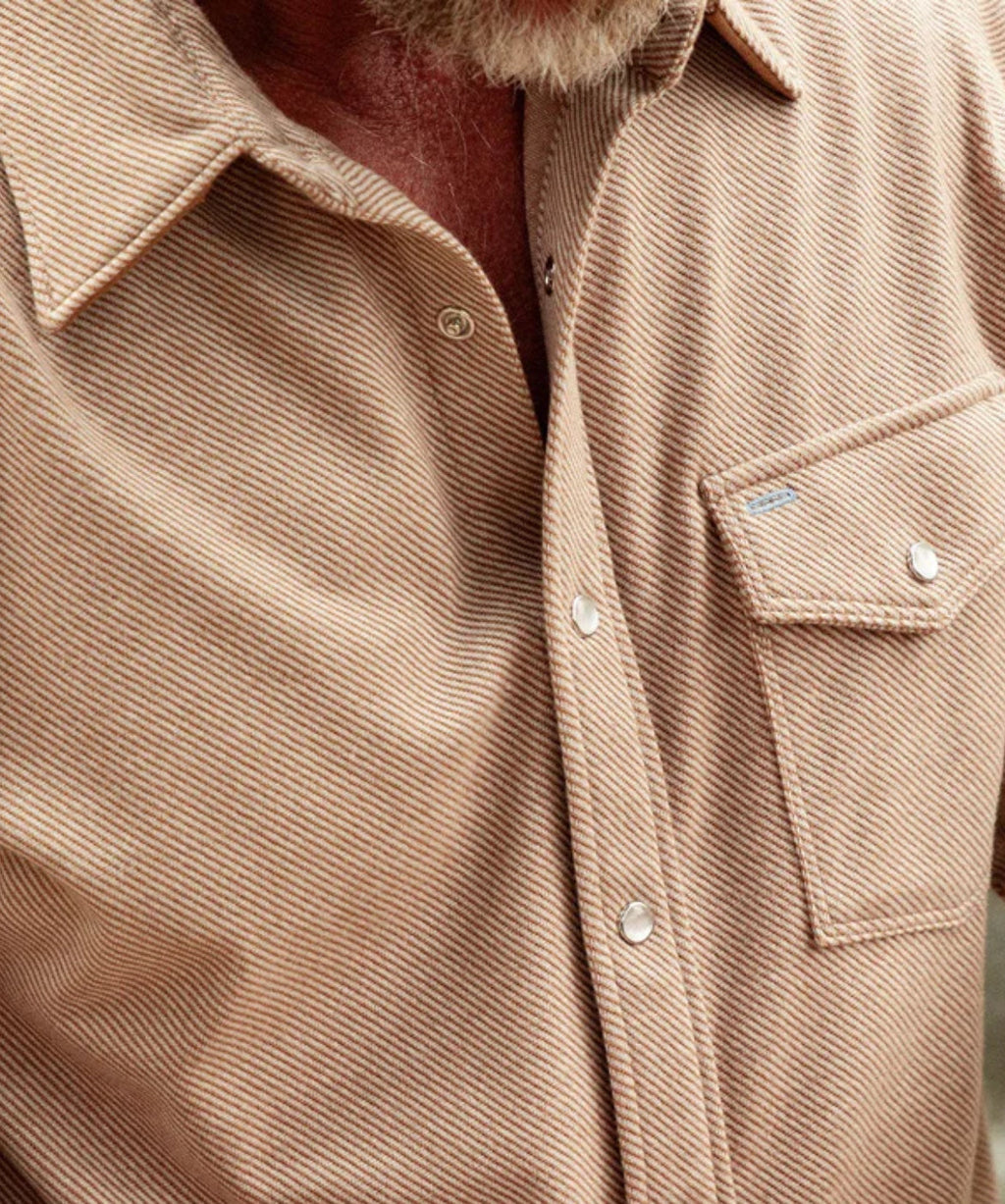 Criquet Chill-Knit Twill Pearl Snap Shirt