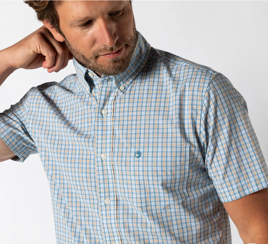Duck Head Short Sleeve Poplin Shirt