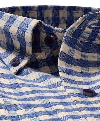 David Donahue Gingham Sport Shirt